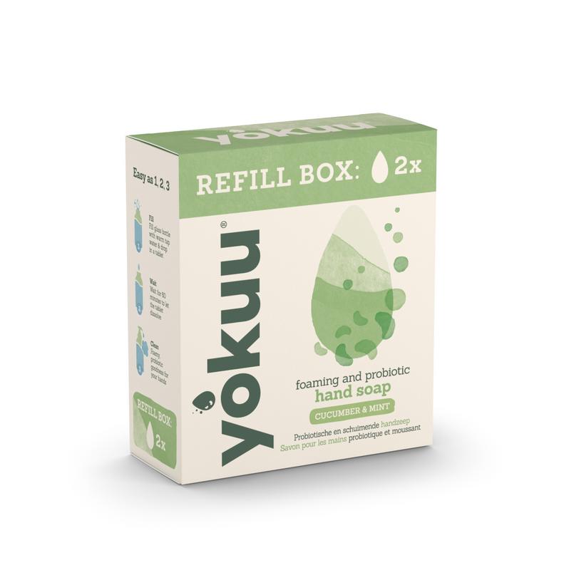 Yokuu Handzeep cucumber & mint refill