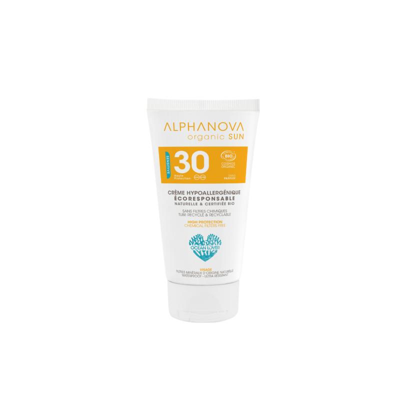 Alphanova Sun Sun creme bij zonne allergie en waterproof SPF30