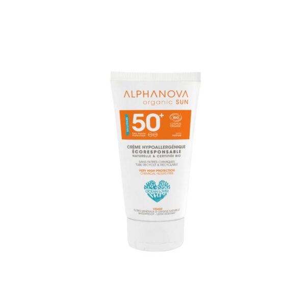Alphanova Sun Sun creme bij zonne allergie en waterproof SPF50