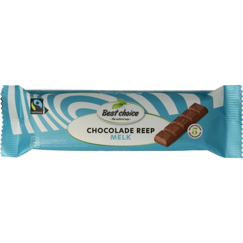 Bountiful Chocolade reep melk zonder toegevoegd suiker