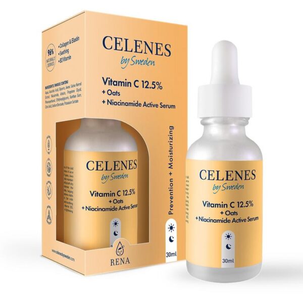 Celenes Active serum vitamin C 12,5% + oats + niacinamide