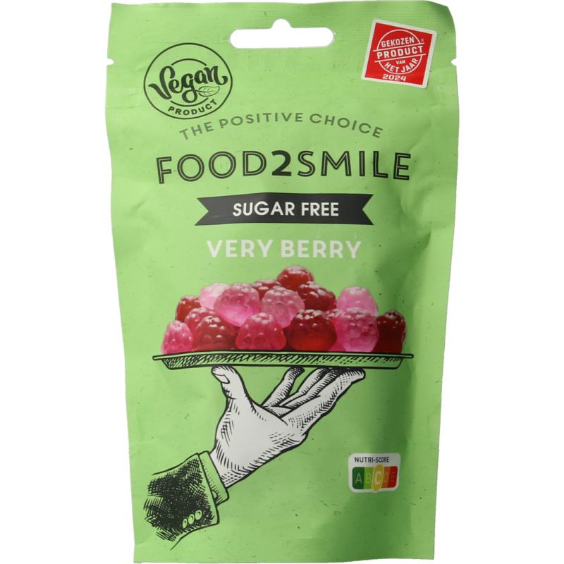 Food2Smile Very berry suikervrij glutenvrij lactosevrij