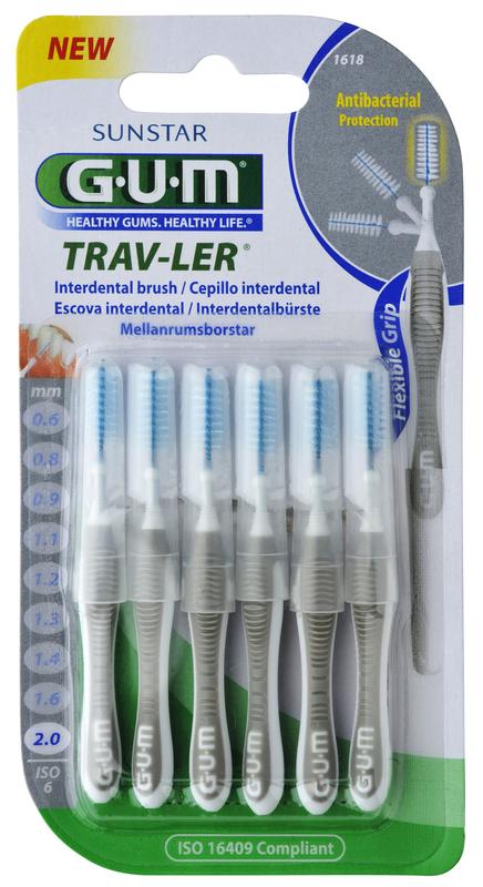 GUM Trav-ler rager 2.0 mm (grijs)