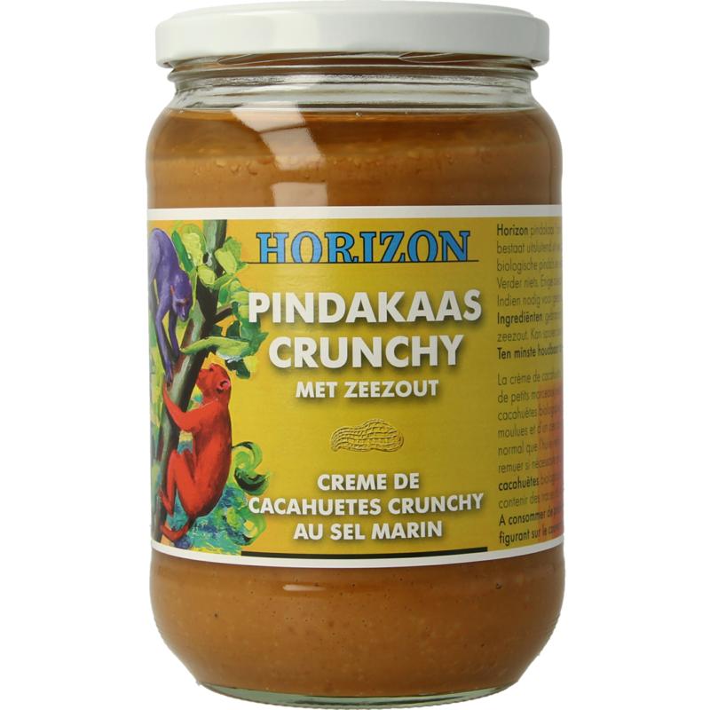 Horizon Pindakaas crunchy met zeezout eko bio