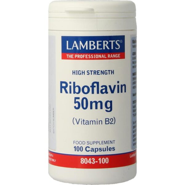 Lamberts Vitamine B2 50mg (riboflavine)