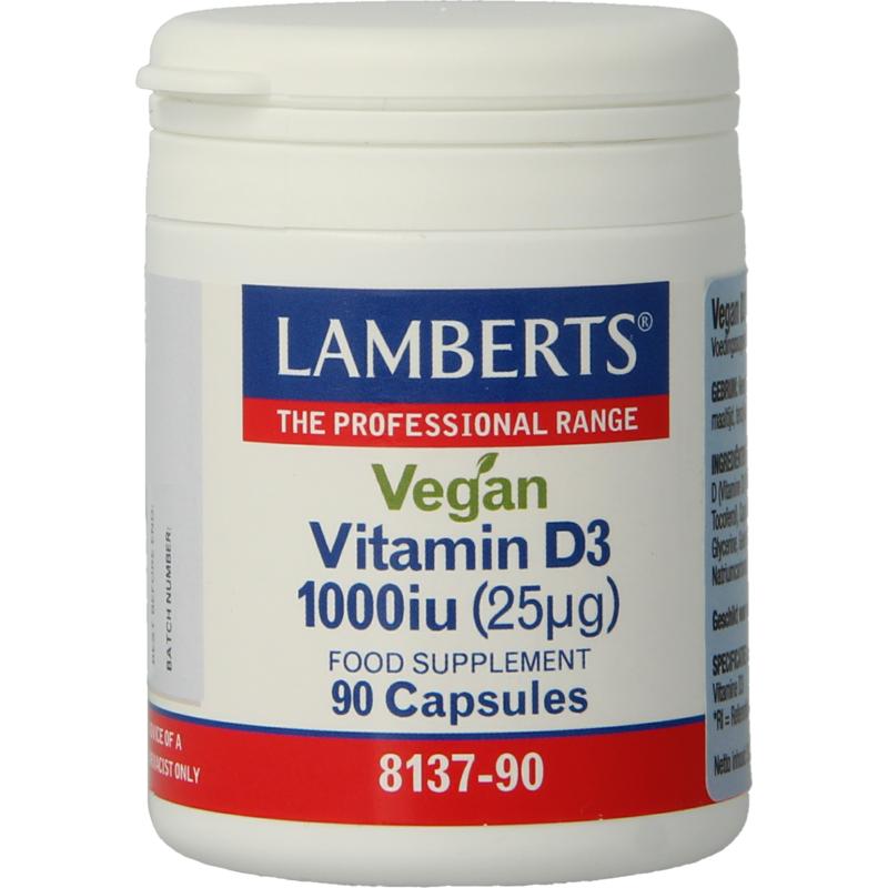 Lamberts Vitamine D3 1000IE 25mcg vegan