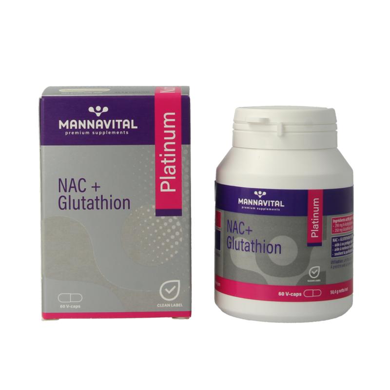Mannavital NAC + glutathion platinum