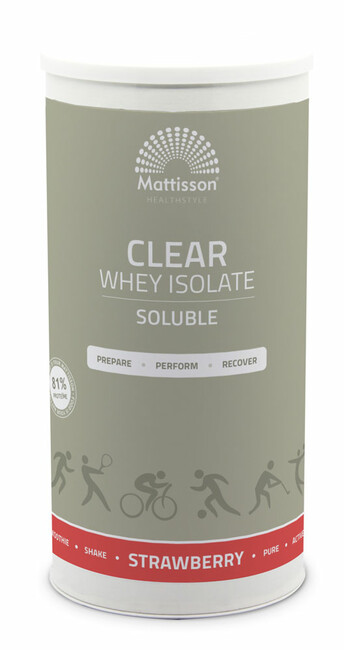 Mattisson Clear whey isolate strawberry
