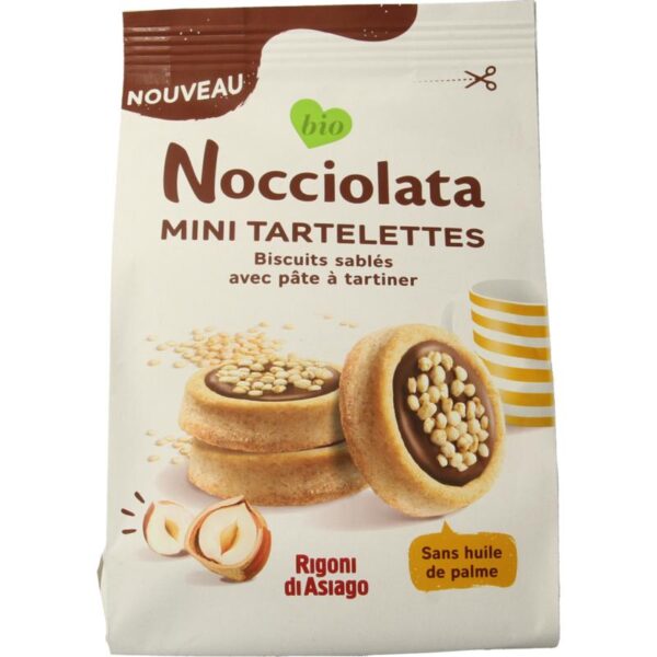 Rigoni Di Asiago Nocciolata tartlets bio