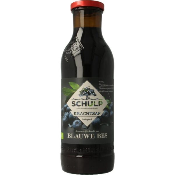 Schulp Krachtsap blauwe bessensap puur bio