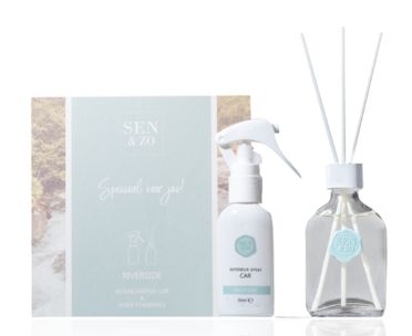 Sen & Zo Cadeauset riverside homefragrance & carspray