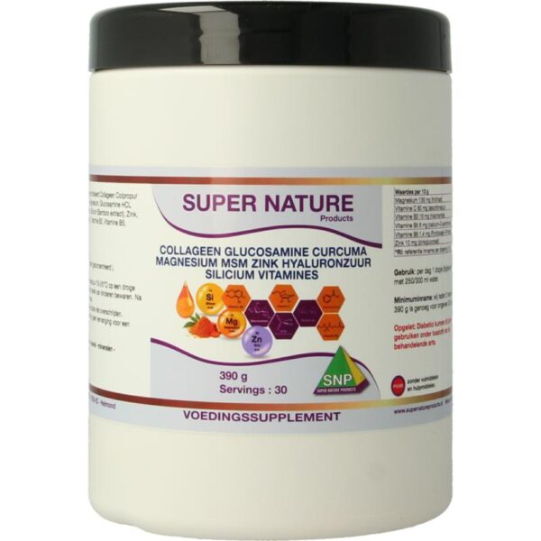 SNP Collageen glucosamine curcuma magnesium MSM