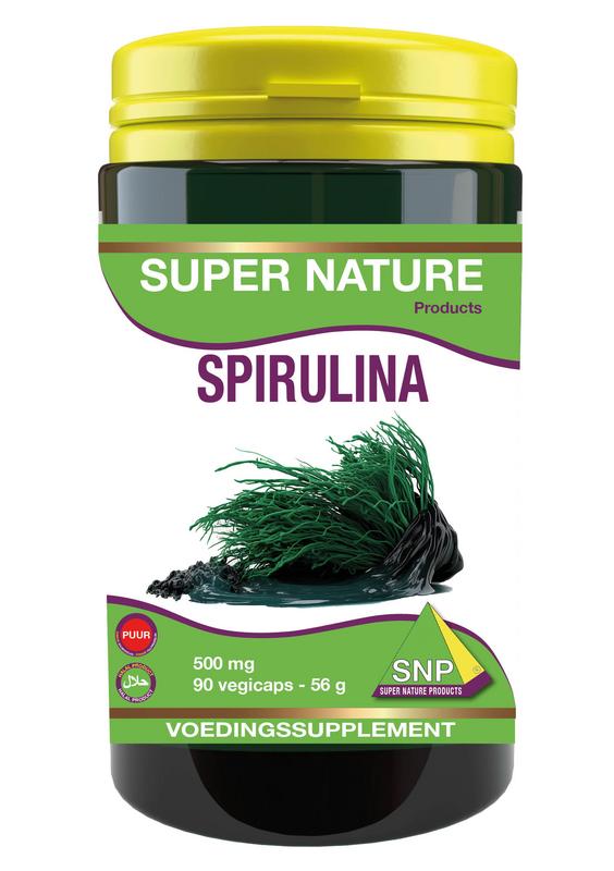 SNP Spirulina 500mg puur