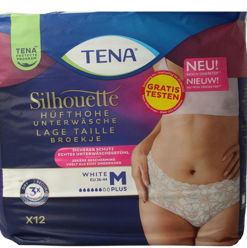 Tena Silhouette plus low waist wit M