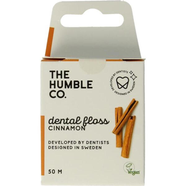 The Humble Co Dental floss cinnamon 50 meter