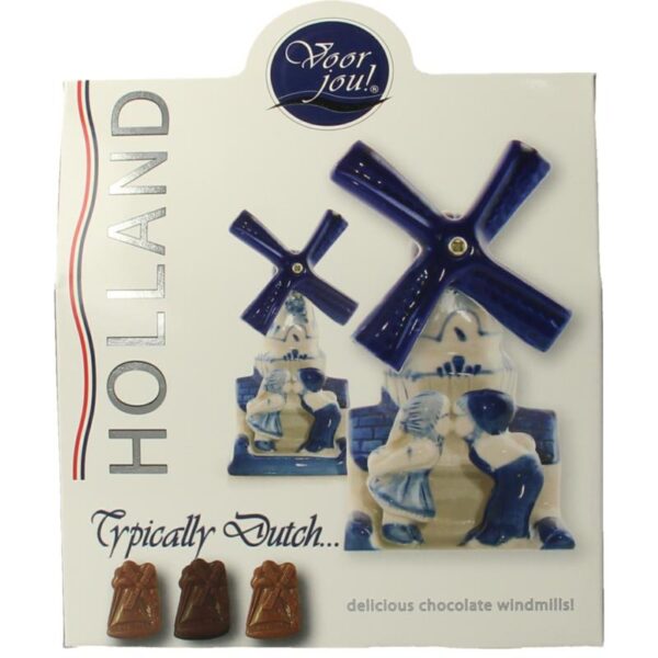 Voor Jou! Cadeau doos typical Dutch windmill