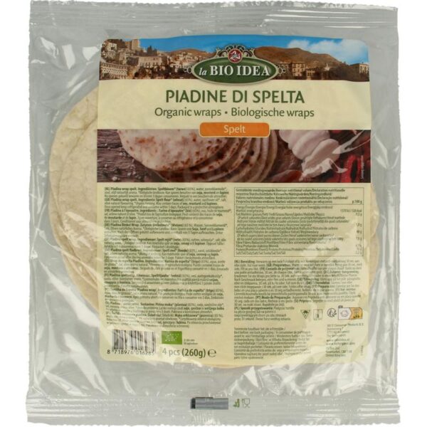 Bioidea Spelt piadine wrap bio