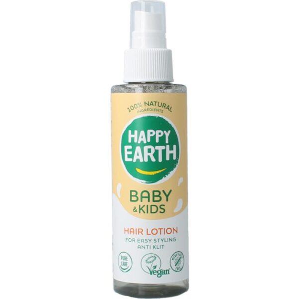 Happy Earth Hairlotion voor baby & kids