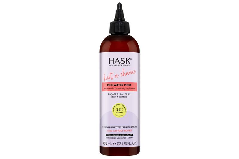 Hask knot a chance rice water rinse