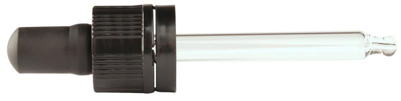 Helios Holland Pipet glas zwart 30ml