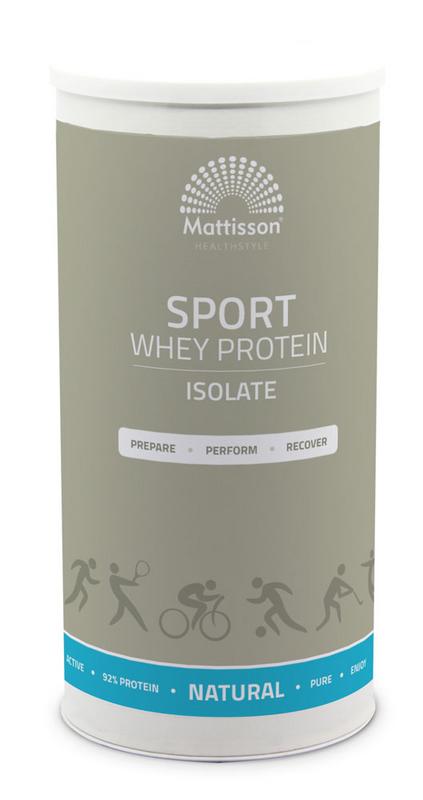 Mattisson Whey protein isolate isolaat sport
