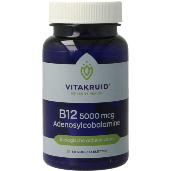 Vitakruid B12 5000 mcg Actief Adenosylcobalamine