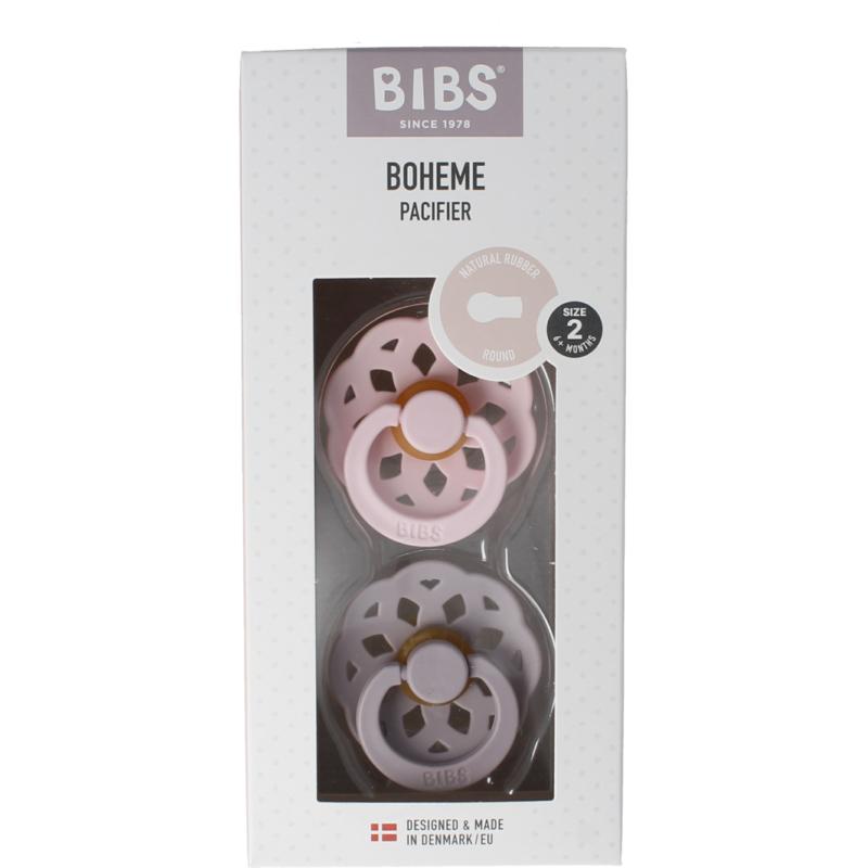 Bibs Fopspeen maat 2 blossom lila