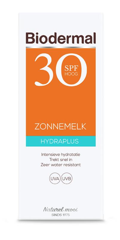 Biodermal Zonnemelk hydraplus SPF30