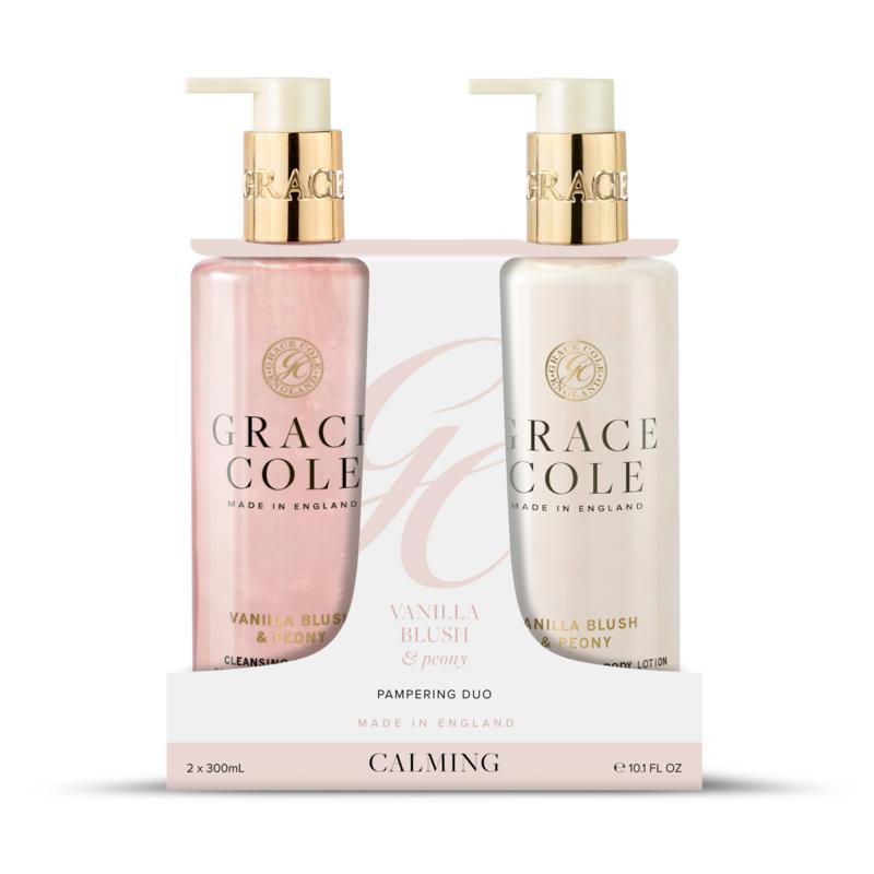Grace Cole Vanilla blush & peony handcare duo