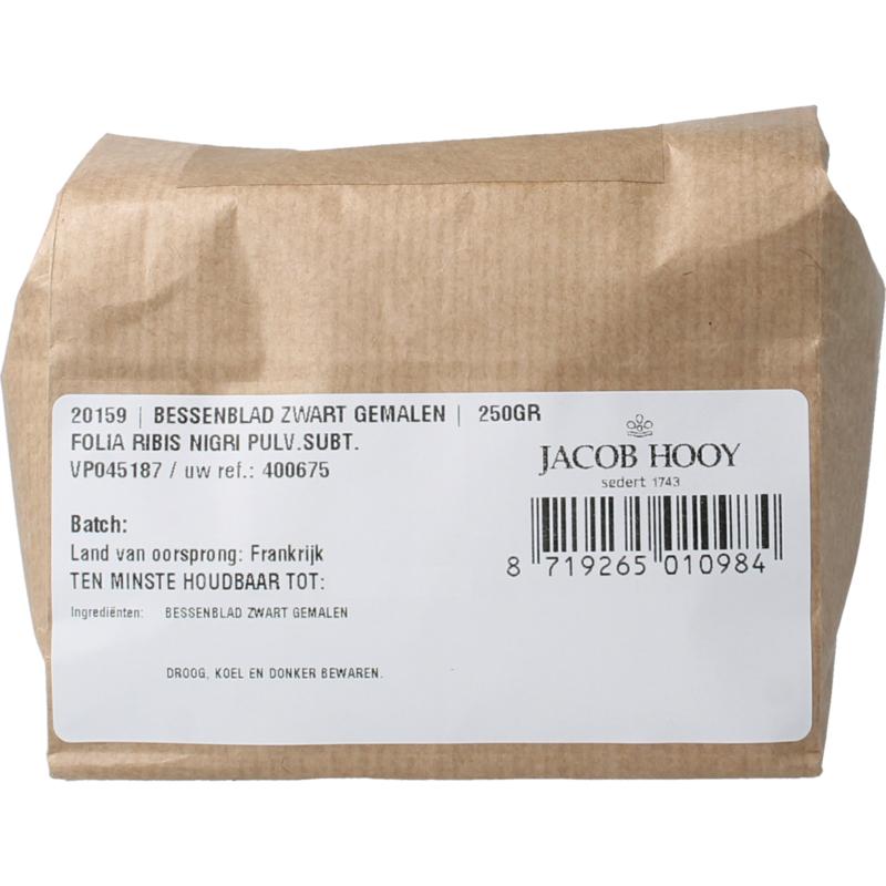 Jacob Hooy Bessenblad zwart gemalen