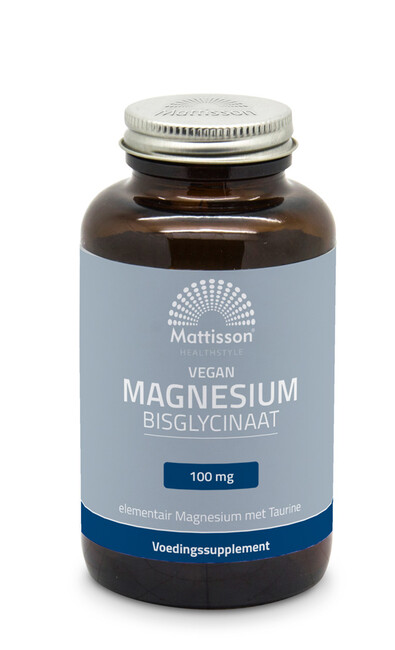 Mattisson Magnesium bisglycinaat 100mg taurine
