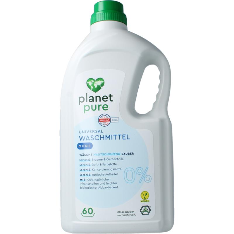 Planet Pure Wasmiddel vloeibaar universeel 0% zero