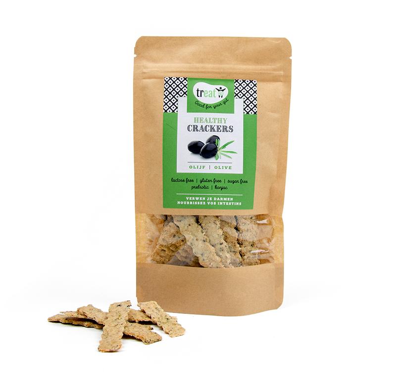 Treat Crackers olijf glutenvrij