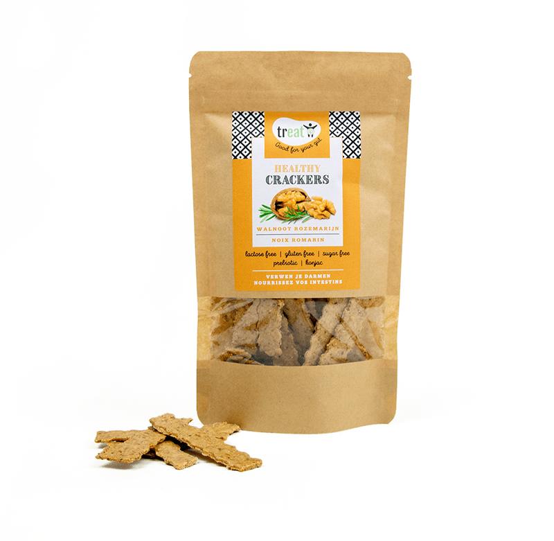 Treat Crackers walnoot rozemarijn glutenvrij